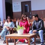 चितवनमा ‘हर्ष’को प्रचार गर्दै बर्षा, खगेन्द्र र एकता