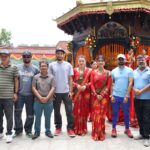 उत्तरबाहिनीमा अक्षराकाे गीत छायांकन