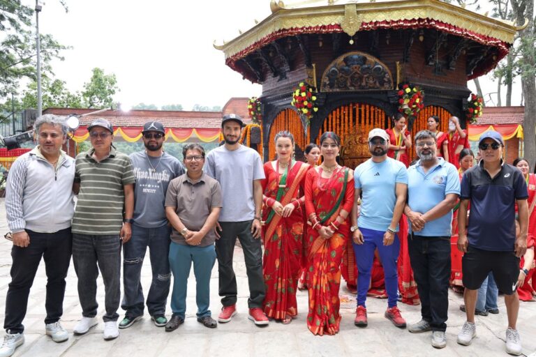 उत्तरबाहिनीमा अक्षराकाे गीत छायांकन