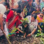 बोर्डको वार्षिकोत्सव पूर्वसन्ध्यामा मृगस्थलीमा वृक्षारोपण